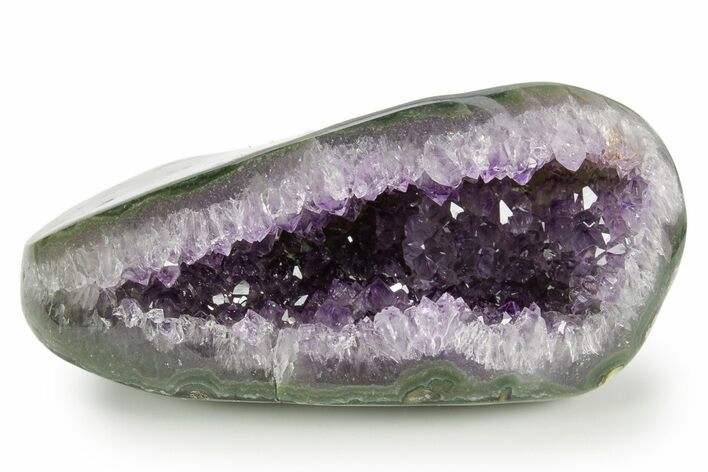 Sparkly Deep-Purple Amethyst Geode - Uruguay #378220